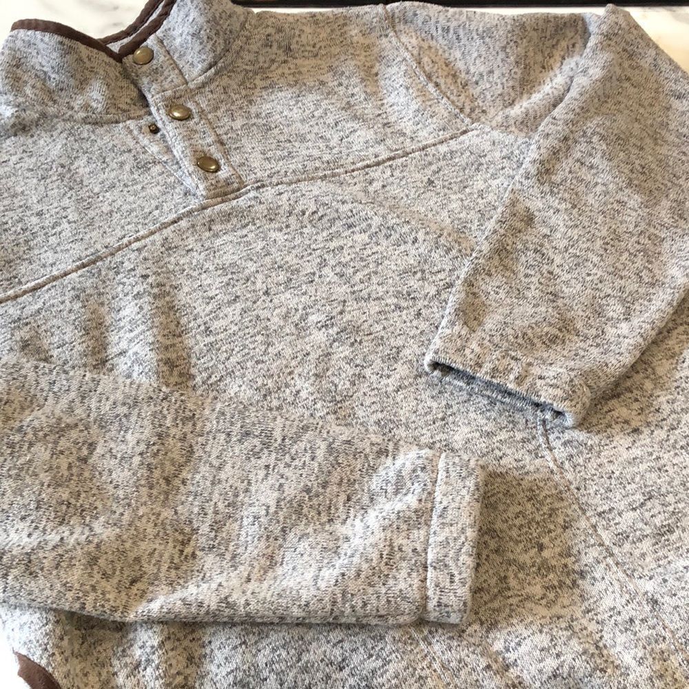 Weatherproof Vintage Pullover 1/4 Button Sz. L